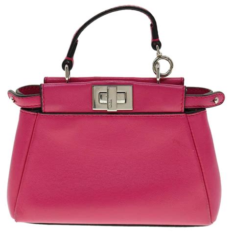 fuschia fendi peekaboo regular|fendi peekaboo handbags.